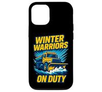 Winter Warrior Camion Chasse-Neige opérateur d'équipement Lourd Coque pour iPhone 12/12 Pro