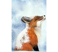 Winter Whispers: The Fox in Snow: A Tranquil Notebook Featuring the Watercolour Art of Marie També
