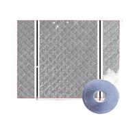 Winter White Thick Cotton Curtains, Windproof, Cold Proof, Light Blocking, Waterproof, Fully Sealed Windows For Household Use(Width110cm,Hight210CM)