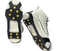 Winter Wise 10-Stollen-Eisgreifer, rutschfest, universelle, elastische Schnee- und Eisspikes, Steigeisen (M)