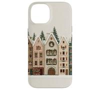 Winter Wonderland - Art Aquarelle Maison en Pain d'épice Coque pour iPhone 14