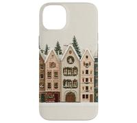 Winter Wonderland - Art Aquarelle Maison en Pain d'épice Coque pour iPhone 14 Plus