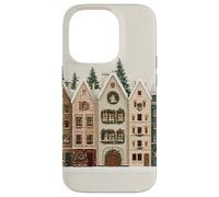 Winter Wonderland - Art Aquarelle Maison en Pain d'épice Coque pour iPhone 14 Pro