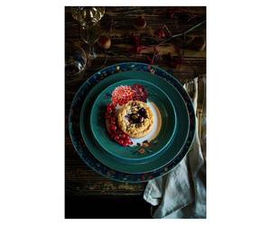 WINTER WONDERLAND Assiette de Présentation Plat en porcelaine D32 cm NEOTILUS SC