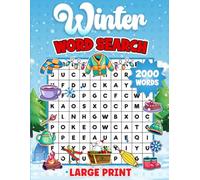 Winter Word Search 2000 Words Large Print: 84 Puzzles • Easy-to-Read for Kids, Adults & Seniors • 8.5x11 Inches • Perfect for snow days, warm blankets, and hot cocoa