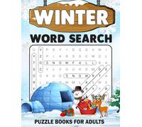 Winter Word Search Books for Adults: Large Print 2000 Winter WordFind, Puzzle for Adults And Seniors to Have Fun and Relaxation