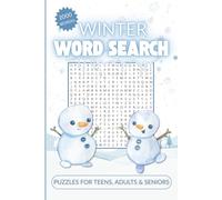 Winter Word Search for Adults: A Cozy Christmas Holiday Puzzle Book to Relax, Unwind, and Celebrate the Magic of the Season: 100 Festive Word Search ... Wonder, Snowy Days, and Holiday Comforts