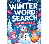 Winter Word search For Kids Ages 8-12: Learning and Building Vocabulary, Word Search Puzzles for Kids with solutions, Large Print Holiday Word Search For kids