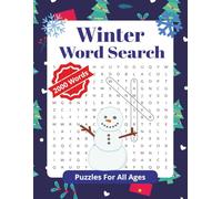 Winter Word Search Puzzle Book: 2000 Words, 50 Fun Puzzles, Great Activity for People of All Ages