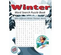 Winter Word Search Puzzle Book: Word Search with Easy to Read Print for teens and adults, Winter themed Puzzles with Solutions | 8.5 x 11 Inches. 50+ ... Perfect Gift for Vacations and Free Time.