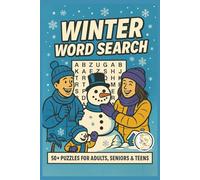 Winter Word Search Puzzle Book: Word Searches with Easy To Read Print about cold and cosy themed Words | 6x9 inches pocket size | 50+ puzzles... Gift for Holidays and relaxation time