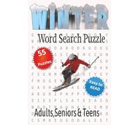 Winter word search puzzle book: Word searches with easy to read print about Meditation, for adults teens and seniors, relaxing, anxiety relief and more .