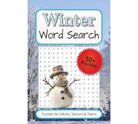 Winter word search puzzle book: Word Searches with Easy to Read Print about Snowflakes, Hot Cocoa, Snowmen and More | 6x9 inches, 110 pages| 50+ Puzzles... Gift for Vacations, Holidays and Free Times
