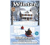 Winter Word Search Puzzle Book: Word Searches with Easy to Read Print about Winter, Festivities, Relaxing, and More | 6x9 inches, 110 pages | 50+ Puzzles … Gift for Vacations, Holidays, and Free Times