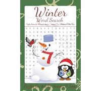 Winter Word Search Puzzle Book: Word Searches with Easy to Read Print about Winter Themed Seasonal Fun | Christmas | New Year's | 6x9 inches | 110 ... Gifts for Vacations, Holidays and Free times