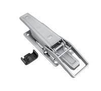 WINTERHOFF Fermeture de Ridelle BV 90-1 + BVG 90-A pour Remorque, Set Complet Métal de 265 mm et 44 mm, Verrouillage Puissant de Ridelles de Benne Certifié TÜV