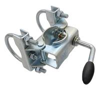 Winterhoff Support de roue jockey pour timon de traction 70 mm Collier de serrage rond Collier de serrage 48 mm Trailer (au choix avec roue jockey au choix) (support)