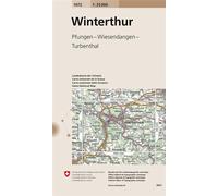Winterthur Echelle 1:25 000 - Collectif - Office Federal De Topographie Suisse - broché - Atlas / carte