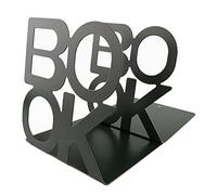 Winterworm Serre-Livres Antidérapants Style Mignon Tendance Art - Pour Maison, Bureau, Cuisine, Étagère (Noir)