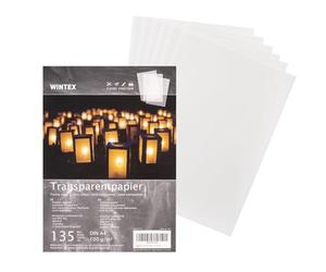 WINTEX Papier Calque Transparent A4 - Lot de 135 - Feuilles de Calque pour l'Impression Jet d'Encre - Papiers Transparents Design et Architecture