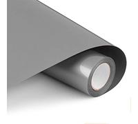 wintfarm Vinyle Thermocollant,30,5x400 cm Thermocollant Pour Tissu,Tissu Thermocollant, Htv Fer Sur Vinyle Pour Diy T-Shirts Vêtements Sacs Et Autres Tissus(Gris)