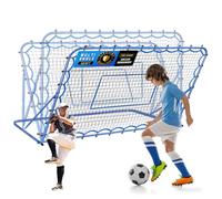 Winthai Filet de rebond de football de 1,5 x 1,5 m, angle de commutation rapide pour le contrôle, la pratique des passes, installation facile, cadeaux d'aide et équipement pour enfants, adolescents et