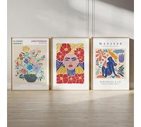 Winund set de 3 affiche 50x70 cm, SANS CADRE, décoration murale de chambre, tableaux, posters et arts décoratifs, affiche affiche decoration murale, cadre 50x70, affiche decoration murale