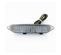 WINVOX Feux Arrière Moto Pour YZF R1 Pour YZFR1 2002 2003 Feu Arrière De Moto Feu Arrière De Frein Clignotants Lampe LED Intégrée(Clear B)