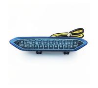 WINVOX Feux Arrière Moto Pour YZF R1 Pour YZFR1 2002 2003 Feu Arrière De Moto Feu Arrière De Frein Clignotants Lampe LED Intégrée(Blue)