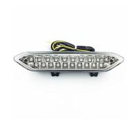 WINVOX Feux Arrière Moto Pour YZF R1 Pour YZFR1 2002 2003 Feu Arrière De Moto Feu Arrière De Frein Clignotants Lampe LED Intégrée(Clear)