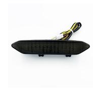WINVOX Feux Arrière Moto Pour YZF R1 Pour YZFR1 2002 2003 Feu Arrière De Moto Feu Arrière De Frein Clignotants Lampe LED Intégrée(Dark Gray A)