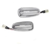 WINVOX LED clignotant Feu Position Latéral Pour Cadillac, Pour STS, Pour XLR, Pour XLR-V, Clignotant Séquentiel, 2 Pièces, Clignotant Dynamique Sequentiel Dynamiques LED(Dynamic Crystal)