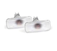 WINVOX LED clignotant Pour DODGE Pour CHARGER 2005-2006 Pour AVENGER 4806224AE Feux De Position Latéraux Pour Feux De Garde-boue Clignotants À Sequentiel Dynamiques LED(2PIECE Clear Shell)