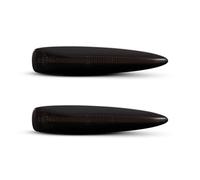 WINVOX LED clignotant Pour Lexus LS460 LS460L LS600h LS600hL 2 Pièces Clignotant Dynamique/normal Clignotant Indicateur Feu De Position Latéral Sequentiel Dynamiques LED(Smoked lens,Normal flash)