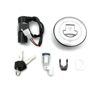 WINVOX Moto Contacteur Clef pour CBR125 pour CBR125R R pour CBR 125 125cc 2003-2007 Moto Interrupteur D'allumage Bouchon Carburant Couvercle Serrure Et Clés Ensemble Serrure D'allumage pour Moto