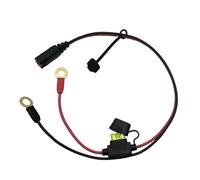 Winwill Câble de charge compatible avec NOCO GC008 X-Connect, M10 (3/8in) XL pince en cuivre rouge et noir