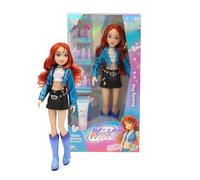 Winx Club Beauty Pop Doll Bloom with Fashion Concert Outfit & Glitter Gel - Poupée de fée entièrement articulée avec Accessoires de beauté - Jouet Officiel pour Filles - Âge 4+