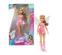 Winx, Poupée articulée Ailes Lumineuses, 26 cm, Modèle Flora, 4+, WNX782