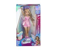 Winx, Poupée articulée avec Ailes Lumineuses, 26 cm, Modèle Flora, pour Les Enfants dès 3 Ans, WNX782, Rose