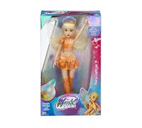 Winx, Poupée articulée avec Ailes Lumineuses, 26 cm, Modèle Stella, pour Les Enfants dès 3 Ans, WNX783