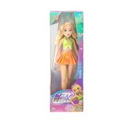 Winx, Poupnot ée articulée, 26 cm, Série Iconic, Modèle Stella, pour Les Enfants dès 3 Ans, WNX774, Orange et Vert