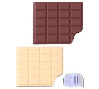 WINXMIN 2 Pcs chocolatée Note, Prends Une bouchée Chocolat, Papier de Haute qualité, papeterie bureau, bloc note, Notes personnalisées, Cadeau pour Un ami Professeur, Chocolat et crème