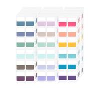 WINXMIN 360 Pièce Marque Page Adhesif, Notes Autocollantes,Onglets D'Index Colorés,Adhesives Notes Repositionnables, Onglets séparateur Guides d'index pour Bureau, Documents, Livres, Agenda(Moyen)