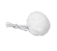 winying Adorable Peluche Queue De Lapin Boule en Tissu avec Bande Élastique Ou Épingle Accessoire Cosplay Lolita pour Jeu De Déguisement Costume Blanc Taille Unique