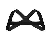 winying Homme Body Chest Harnais Élastique Ceinture Thoracique Suspenseir Shape Suspenders Masculin Corps Poitrine Harnais Discothèque Nightwear Noir Taille Unique