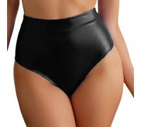 winying Pantalons Courts Brillants Femme Hot Pants Scintillants Pantalons Courts pour Danse Latino Jazz Hip Hop Shorts Métallisés Leggings Courts pour Yoga Pilates Noir XL