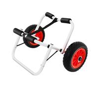 WINZING Chariot de transport pliable pour kayak, canoë et SUP, robuste avec cadre en acier et système de serrage rapide, universel pour garage, extérieur et voyage