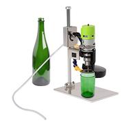 WINZING Coupe-verre électrique, moteur en cuivre 150 W avec 7 vitesses, tête de ponçage et kit de perçage, idéal pour les bouteilles en céramique, la décoration de la maison et les projets de