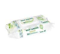 Wip?Anios Excel ? 50 Lingettes nettoyantes et désinfectantes