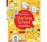 Wipe-Clean Starting School Activities: Interactive Back-to-School Mazes, Dots to join, And Pen Control Activities for Kids